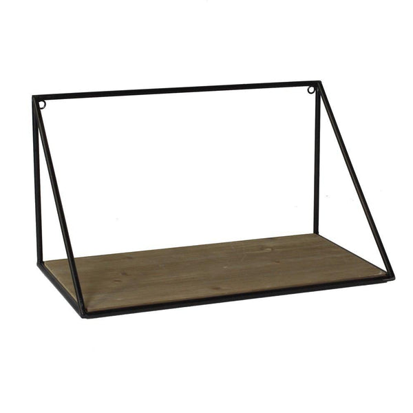 HomArt Hull Wood & Iron Shelf - Small - Set of 2-3