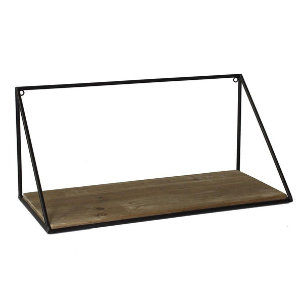 HomArt Hull Wood & Iron Shelf - Med-4