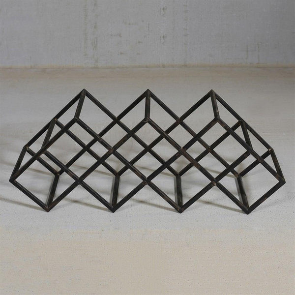 HomArt Graft Iron Bottle Wine Rack - Feature Image | Modishstore | Wine Racks