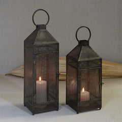 HomArt Ethan Mesh Lantern - Set of 2