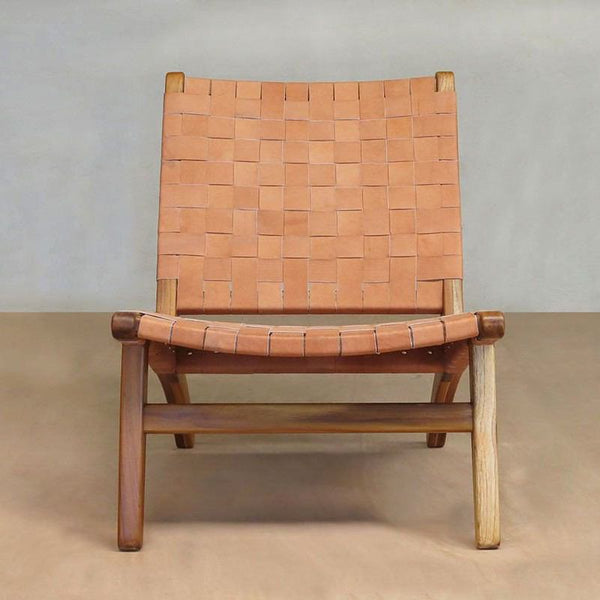 Masaya Lounge Chair - Barley Leather