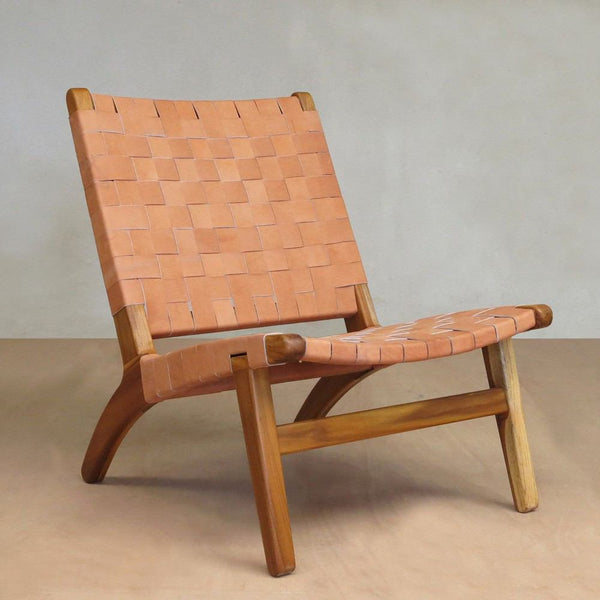Masaya Lounge Chair - Barley Leather
