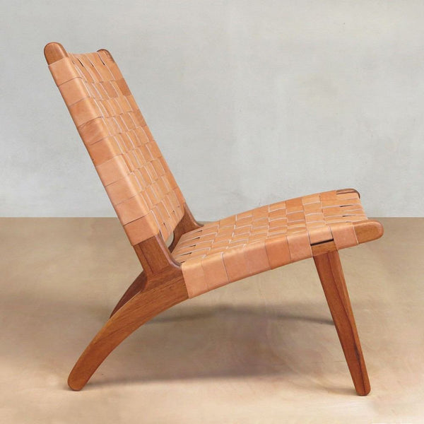 Masaya Lounge Chair - Barley Leather