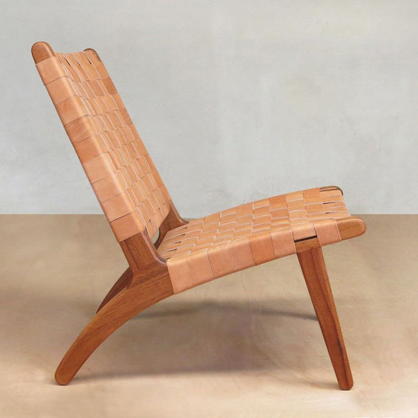 Masaya Lounge Chair - Barley Leather