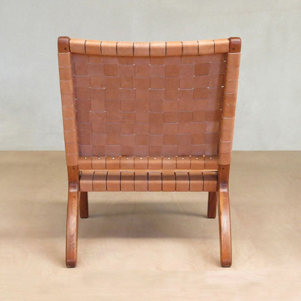 Masaya Lounge Chair - Barley Leather