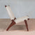 Masaya Lounge Chair - Natural Leather And Rosita Walnut