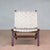 Masaya Lounge Chair - Natural Leather And Rosita Walnut