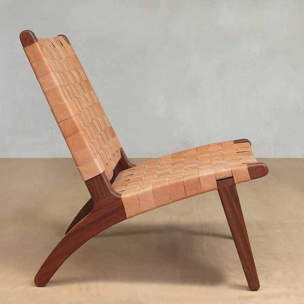 Masaya Lounge Chair - Barley Leather