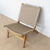 Masaya Lounge Chair - Khaki Handwoven Manila And Teak