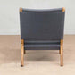 Masaya Woven Lounge Chair - Charcoal