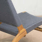 Masaya Woven Lounge Chair - Charcoal