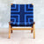 Masaya Lounge Chair - Midnight Blue And Teak