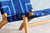 Masaya Lounge Chair - Midnight Blue And Teak
