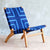 Masaya Lounge Chair - Midnight Blue And Teak