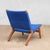Masaya Lounge Chair - Azulina And Royal Mahogany