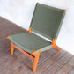 Masaya Woven Manila Lounge Chair - Green