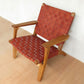 Masaya Arm Chair - Saddle Leather And Teak
