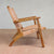 Masaya Arm Chair - Barley Leather And Teak