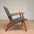 Masaya Arm Chair - Charcoal Handwoven Manila And Royal Mahogany