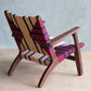 Masaya Arm Chair - Momotombo Pattern & Rosita Walnut