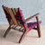 Masaya Arm Chair - Momotombo Pattern & Rosita Walnut