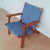 Masaya Arm Chair - Indigo Handwoven Manila And Rosita Walnut