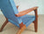 Masaya Arm Chair - Indigo Handwoven Manila And Rosita Walnut