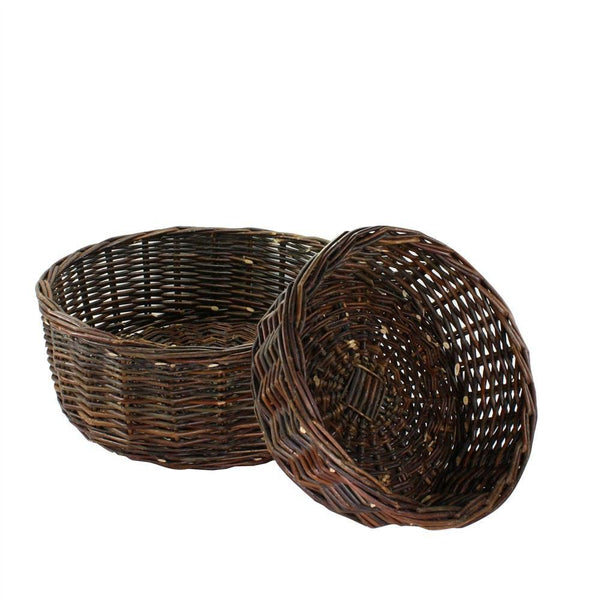 HomArt Willow Baskets - Set of 2 - Natural-6