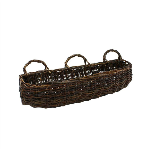 HomArt Willow Rectangle Wall Basket - Natural - Feature Image-2