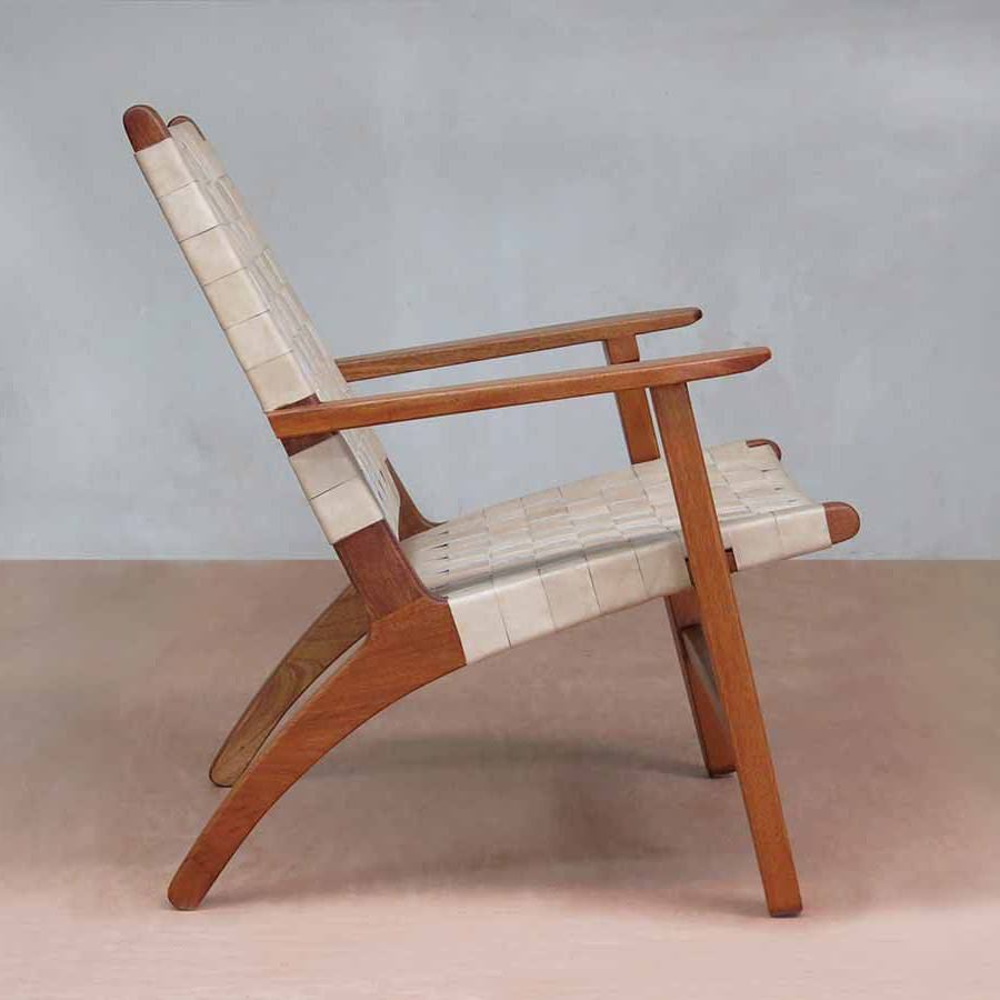 Masaya Abuelo Mid Century Lounge Chair - Royal Mahogany