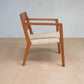 Masaya Managua Arm Chair - Natural Leather And Royal Mahogany
