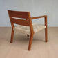 Masaya Managua Arm Chair - Natural Leather And Royal Mahogany