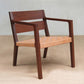 Masaya Managua Arm Chair - Barley Leather And Rosita Walnut
