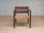 Masaya Managua Arm Chair - Barley Leather And Rosita Walnut