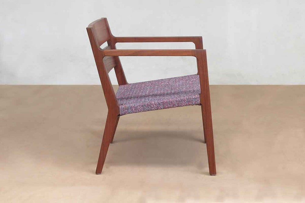 Masaya Managua Woven Manila Arm Chair - Vino Jaspe Blend