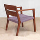 Masaya Managua Woven Manila Arm Chair - Vino Jaspe Blend