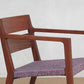 Masaya Managua Woven Manila Arm Chair - Vino Jaspe Blend