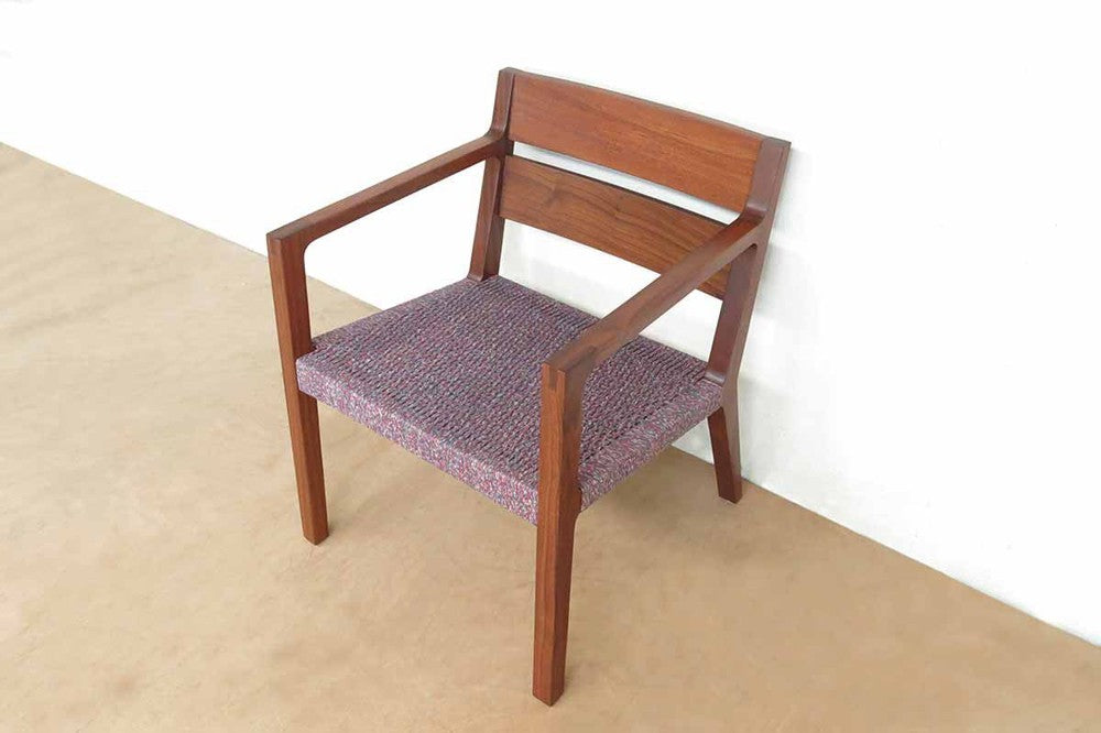 Masaya Managua Woven Manila Arm Chair - Vino Jaspe Blend