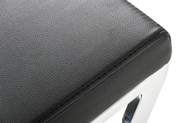 Vig Furniture Dean - Modern Black Bar Stool (Set of 2) | Modishstore | Bar Stools-3