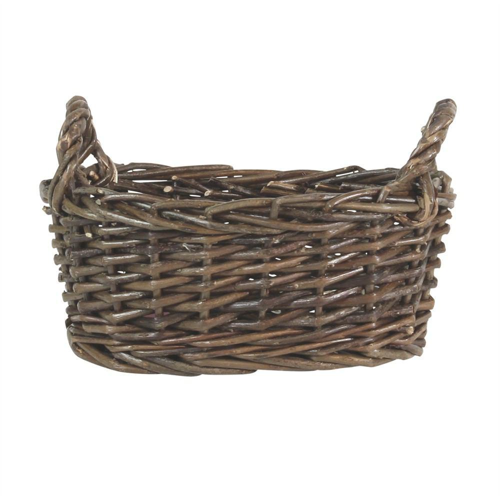HomArt Willow Baskets Oval - Set of 6 - Natural-5