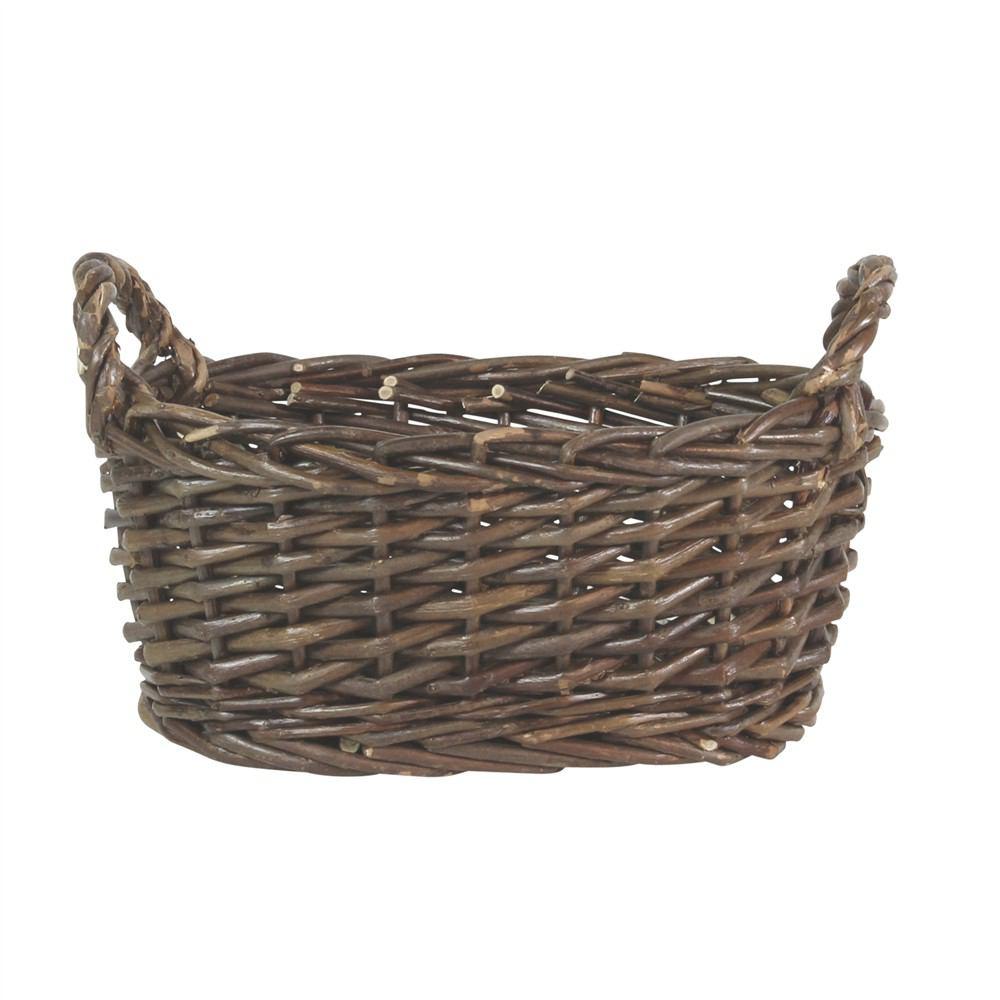 HomArt Willow Baskets Oval - Set of 6 - Natural-7