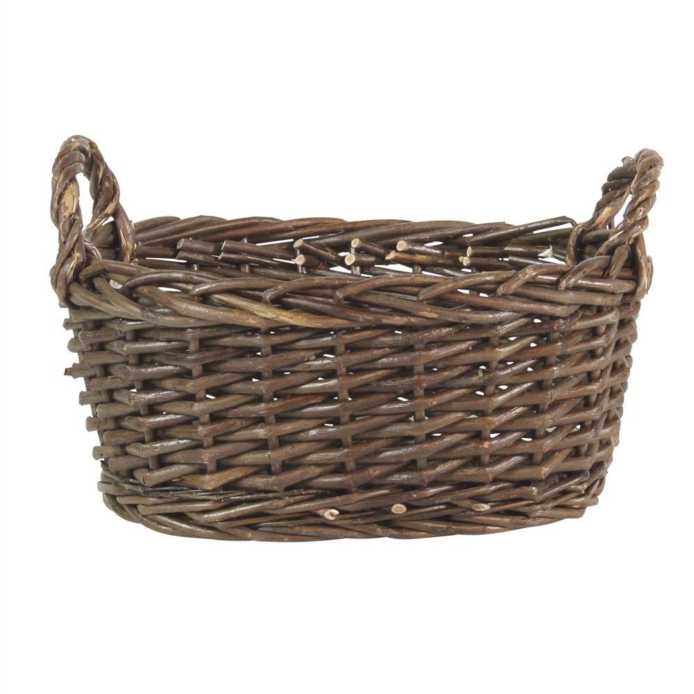 HomArt Willow Baskets Oval - Set of 6 - Natural-6