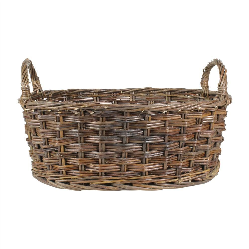 HomArt Willow Baskets Oval - Set of 6 - Natural-13