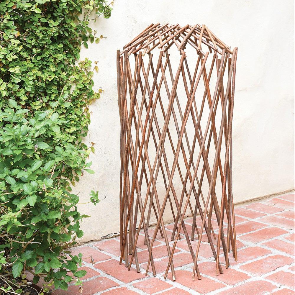 HomArt Willow Trellis - Natural - Set of 4-4