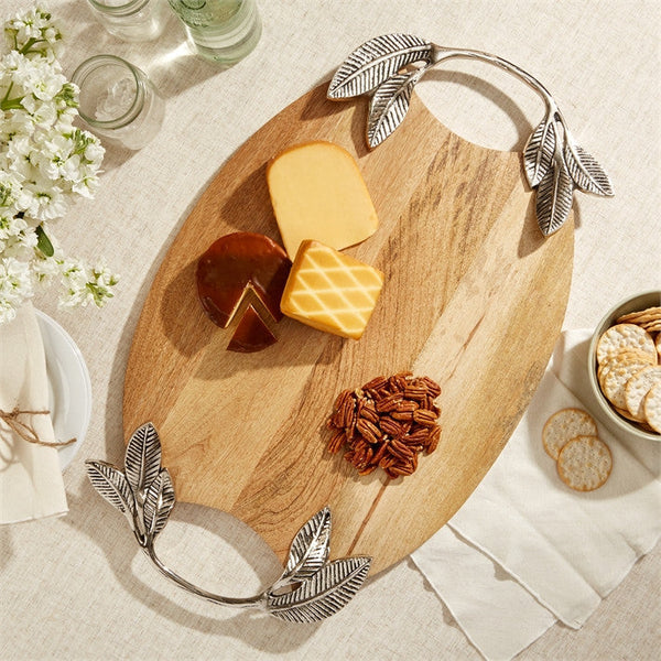 Two's Company Florentine Wood Tray