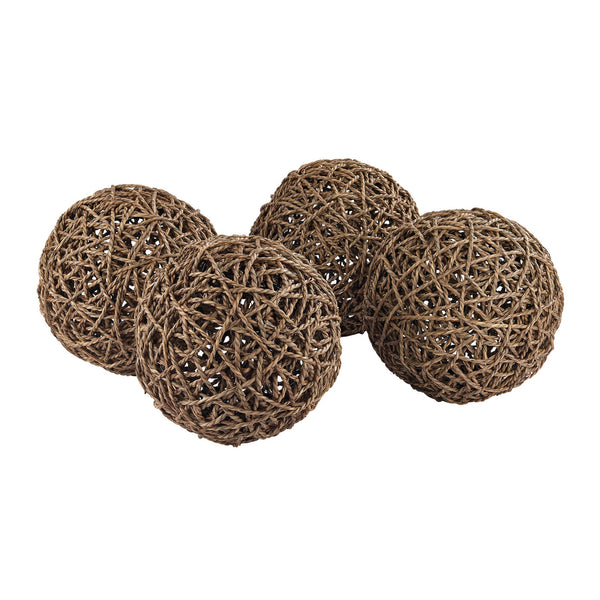 Dimond Home Natural Decorative Orb - Set Of 4 | Modishstore | Filler