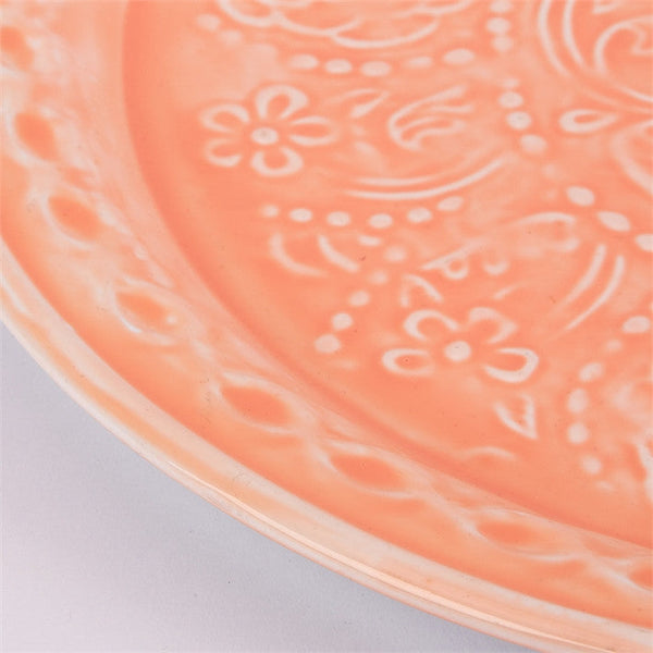 Two's Company El Vedado Set Of 3 Medallian Plates