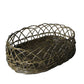 HomArt Stamford Rattan Baskets - Set of 2 - Rustique Dark Grey-3