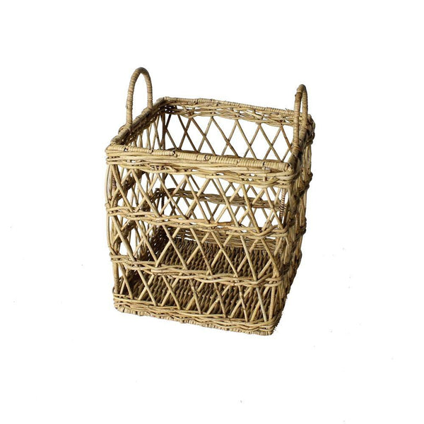 HomArt Kuta Rattan Baskets - Set of 3 - Rattan-6
