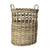 HomArt Newhaven Rattan Umbrella Baskets - Set of 2 - Rustique Grey-4
